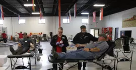 American Red Cross : Employees are proud to support them through our semi-annual blood drives.