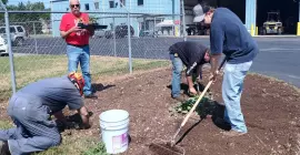 Employees love to show off their green thumbs with our Wellness Works gardens.