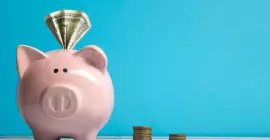 Piggy bank representing shift premium