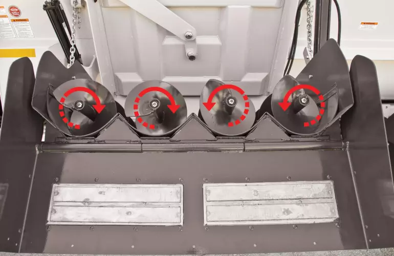 BTC 4-Auger Discharge Option