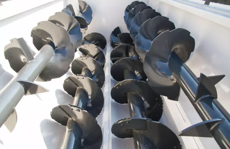 BTC upper auger trough