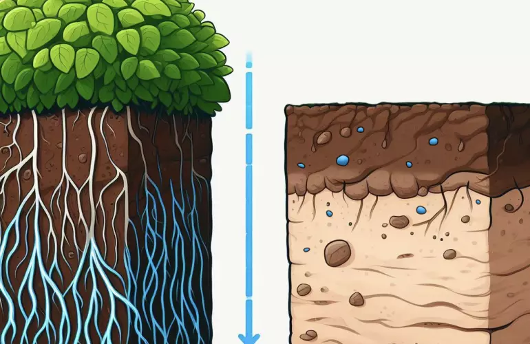 cover crop reducing soil erosion and water run-off