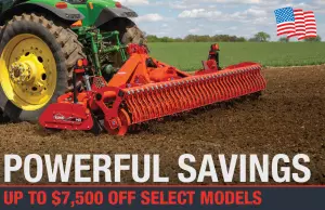 KUHN Powerful Savings power harrow and power tiller coupon