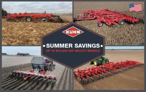 KUHN Krause Summer Savings tillage machine coupon program