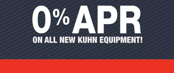 Homepage banner with 0% APR financing promotion 
