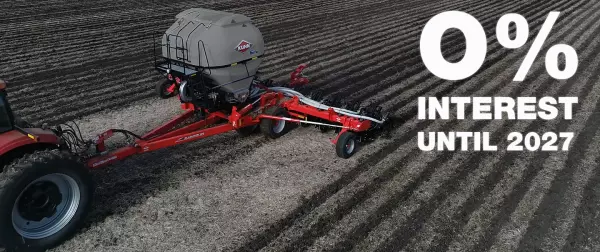 Kuhn Krause Gladiator strip-tillage machine with 0% interest promotion